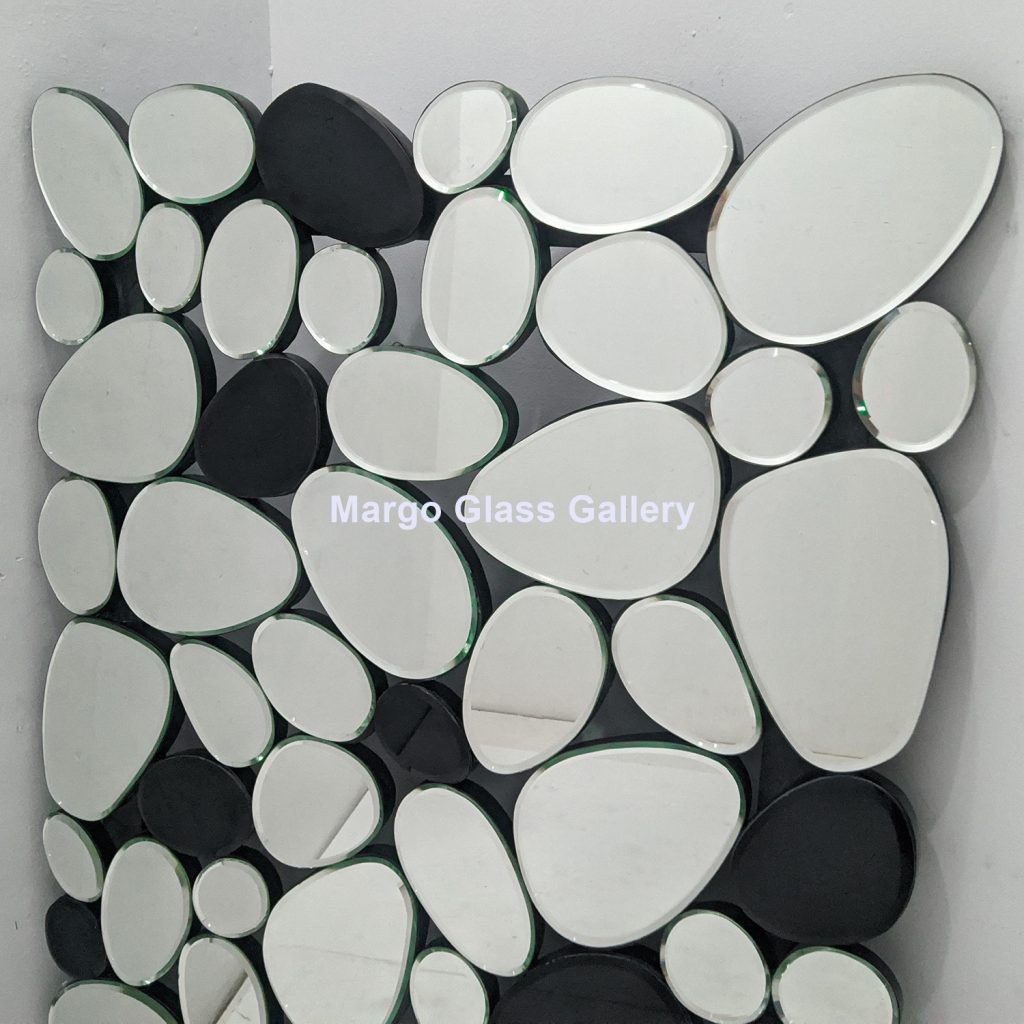 MG 004784 Modern Mirror Wall Stone Uk 120 cm x 80 cm – Artisan decorative mirror mirror premium quality glass with ornate frame handcrafted in Indonesia