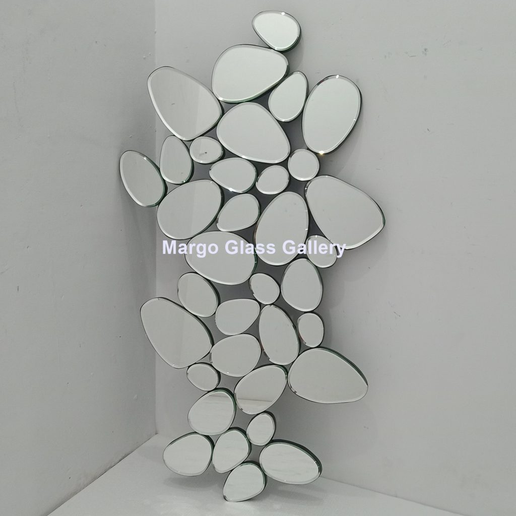 MG 004785 Modern Mirror Stone Uk 128 cm x 72 cm – Handcrafted decorative mirror mirror premium quality glass with ornate frame handcrafted in Indonesia