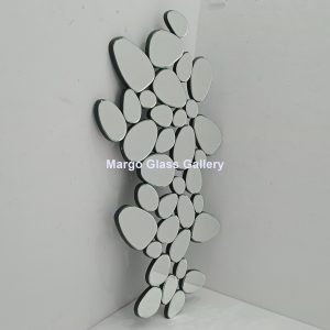 MG 004785 Modern Mirror Stone Uk 128 cm x 72 cm – Elegant decorative mirror mirror premium quality glass with ornate frame handcrafted in Indonesia