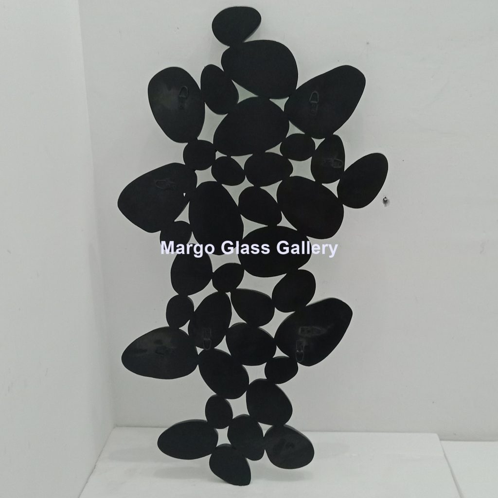 MG 004785 Modern Mirror Stone Uk 128 cm x 72 cm – Artisan decorative mirror mirror premium quality glass with ornate frame handcrafted in Indonesia