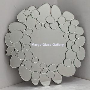 Round Modern Mirror Stone MG 004788