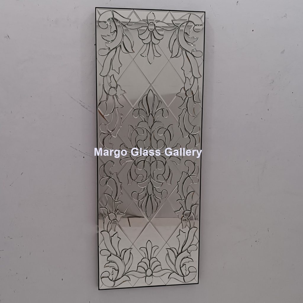 MG 004793 Inlay Wall Mirror Uk 160 cm x 60 cm – Elegant decorative mirror mirror premium quality glass with ornate frame handcrafted in Indonesia