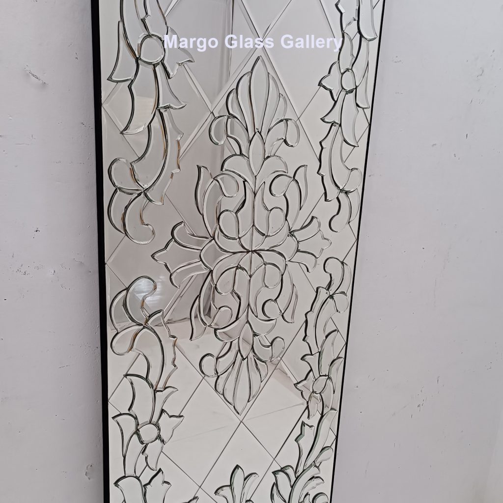MG 004793 Inlay Wall Mirror Uk 160 cm x 60 cm – Artisan decorative mirror mirror premium quality glass with ornate frame handcrafted in Indonesia