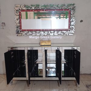 MG 006297 Set Cemin Dan Kabinet Cermin 160 x 80 cm dan kabinet 160 x 50 x 90 cm – Elegant handcrafted mirror premium quality glass with ornate frame handcrafted in Indonesia