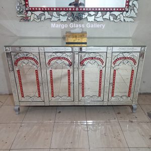 MG 006297 Set Cemin Dan Kabinet Cermin 160 x 80 cm dan kabinet 160 x 50 x 90 cm – Classic handcrafted mirror premium quality glass with ornate frame handcrafted in Indonesia