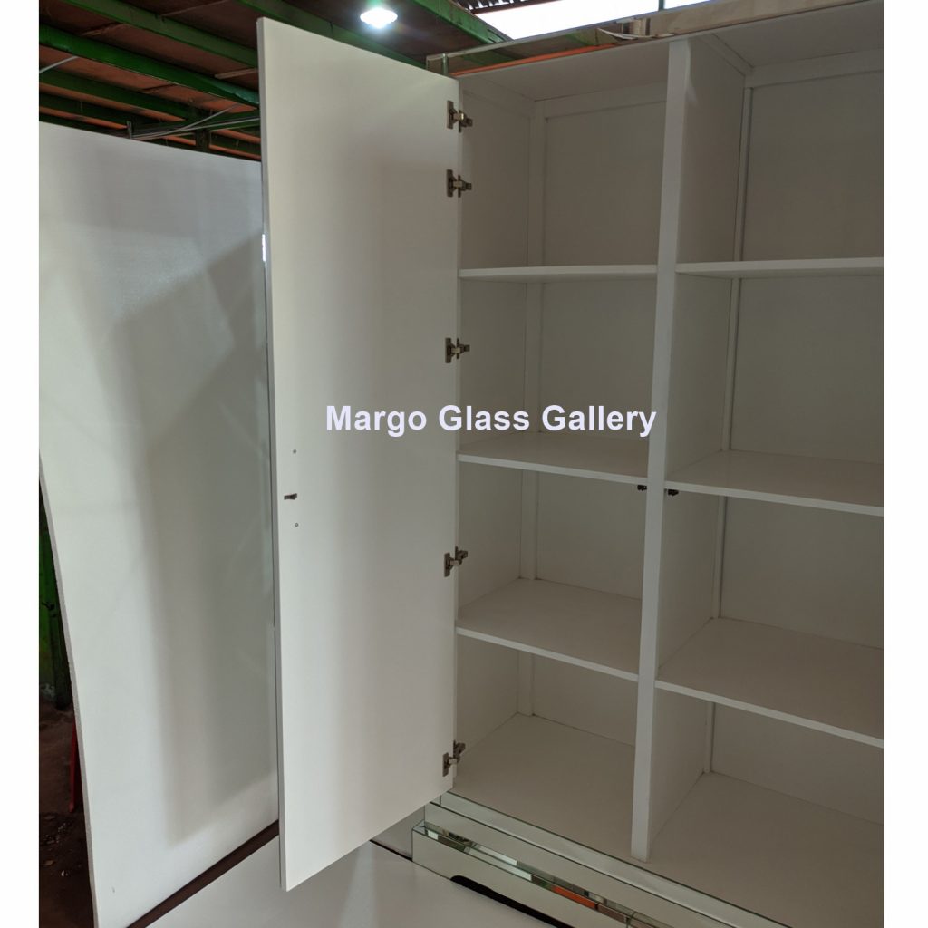 MG 006302 Lemari 2 Pintu Semua Rak WDH 120 x 50 x 200 cm – Artisan handcrafted mirror premium quality glass with ornate frame handcrafted in Indonesia