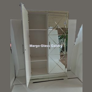 MG 006302 Lemari 2 Pintu Semua Rak WDH 120 x 50 x 200 cm – Handcrafted handcrafted mirror premium quality glass with ornate frame handcrafted in Indonesia