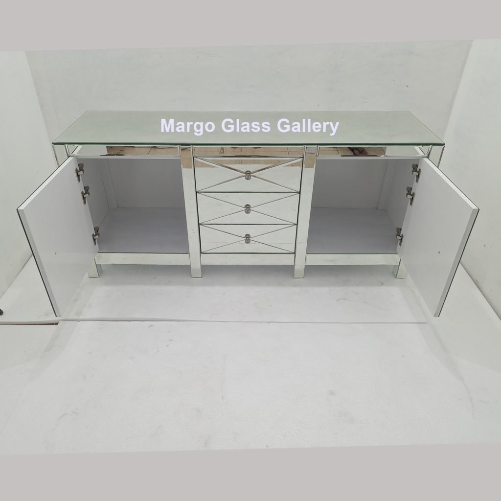 MG 006303 Cabinet Uk 160 cm x 45 cm x 70 cm tengah laci 3 kanan kiri pintu – Handcrafted handcrafted mirror premium quality glass with ornate frame handcrafted in Indonesia