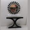 MG 006314 Table Set Wall Mirror Black Mirror 100x100 Table 120x40x80cm wdh (8)