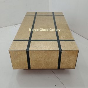 MG 006317 Coffe Table Gold Leaf Uk 141 x 81 x 43 cm – Luxury handcrafted mirror premium quality glass with ornate frame handcrafted in Indonesia