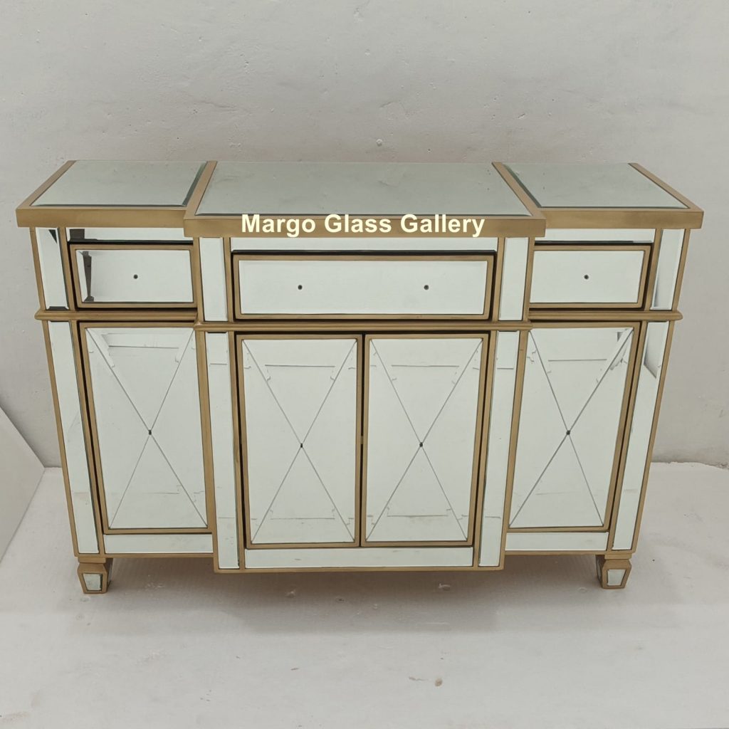 MG 006321 cabinet 160x50x90cm WDH – Handcrafted handcrafted mirror premium quality glass with ornate frame handcrafted in Indonesia
