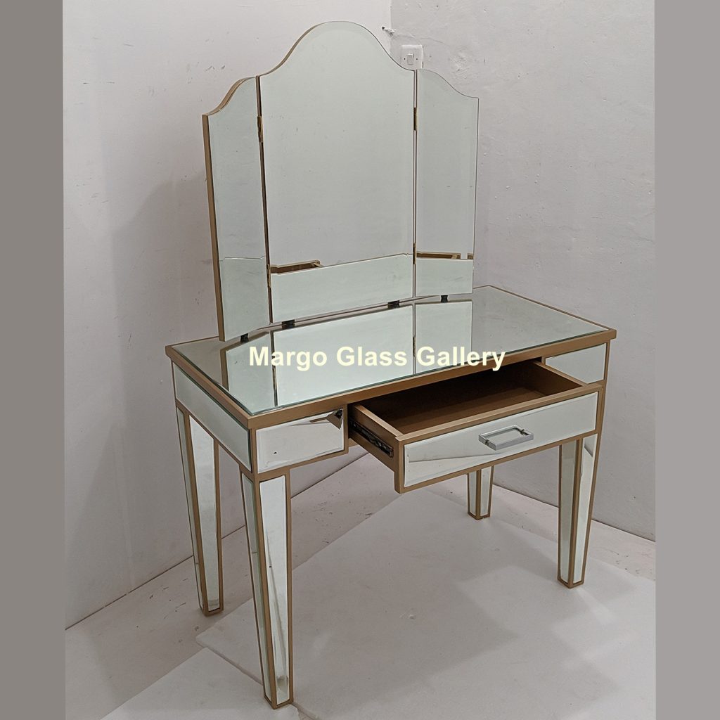 MG 006322 Make up Table Mirror Uk 103 cm x 53 cm x 78 cm Cermin 80 cm x 70 cm – Luxury decorative mirror mirror premium quality glass with ornate frame handcrafted in Indonesia
