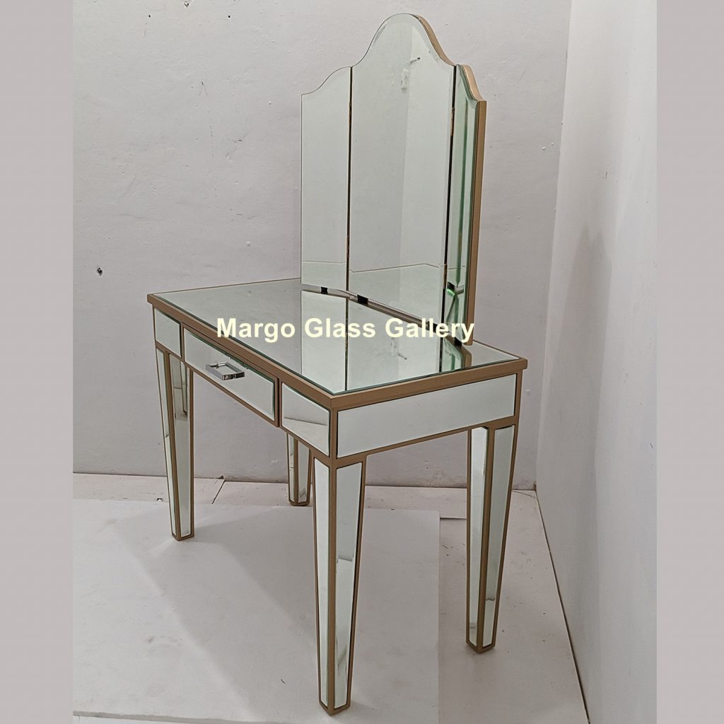 MG 006322 Make up Table Mirror Uk 103 cm x 53 cm x 78 cm Cermin 80 cm x 70 cm – Classic decorative mirror mirror premium quality glass with ornate frame handcrafted in Indonesia