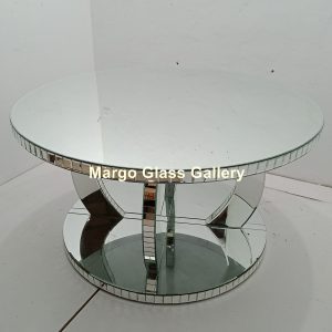 MG 006325 DiningTable Top dia 160 cm tinggi 80 cm bottom Dia 120 cm – Handcrafted handcrafted mirror premium quality glass with ornate frame handcrafted in Indonesia
