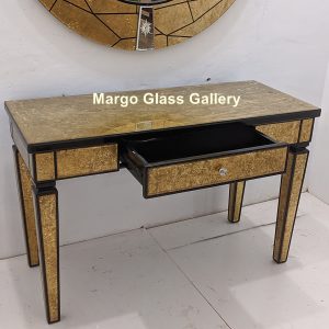MG 006327 Verre Eglomise Mirror 120 cm x120 cm Table WDH 120 cm x 40 cm x 75 cm – Luxury eglomise mirror silver eglomise glass handcrafted in Indonesia