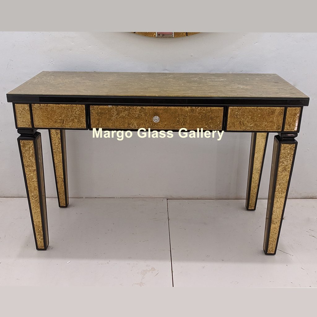 MG 006327 Verre Eglomise Mirror 120 cm x120 cm Table WDH 120 cm x 40 cm x 75 cm – Artisan eglomise mirror silver eglomise glass handcrafted in Indonesia
