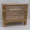 MG 006330 Bedside Table or Nakas Gold leaf Uk 63 cm x 41 x 56 cm (8)