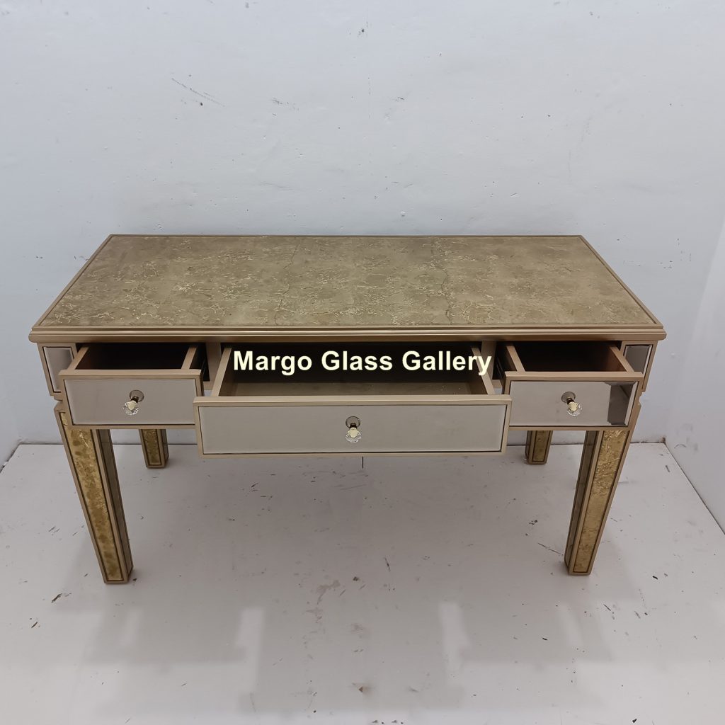 MG 006331 Desk Mirror Table 140 cm x 63 cm x 82 cm – Handcrafted decorative mirror mirror premium quality glass with ornate frame handcrafted in Indonesia