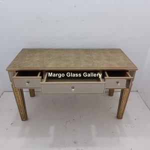 MG 006331 Desk Mirror Table 140 cm x 63 cm x 82 cm – Handcrafted decorative mirror mirror premium quality glass with ornate frame handcrafted in Indonesia
