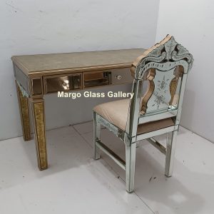 Chair Mirror Console Table Set MG 006332