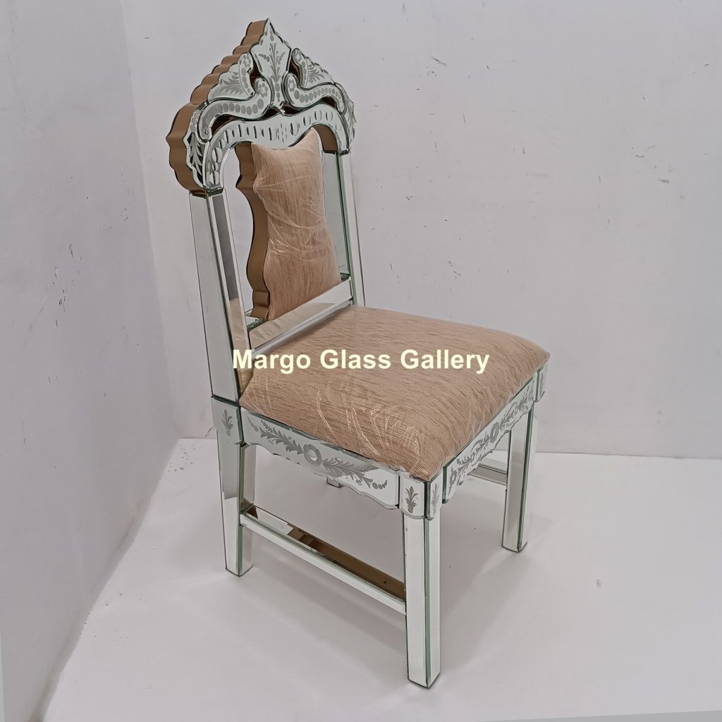 MG 006332 Chair Mirror Set Desk 50 cm x 48 cm x 108 cm – Classic decorative mirror mirror premium quality glass with ornate frame handcrafted in Indonesia