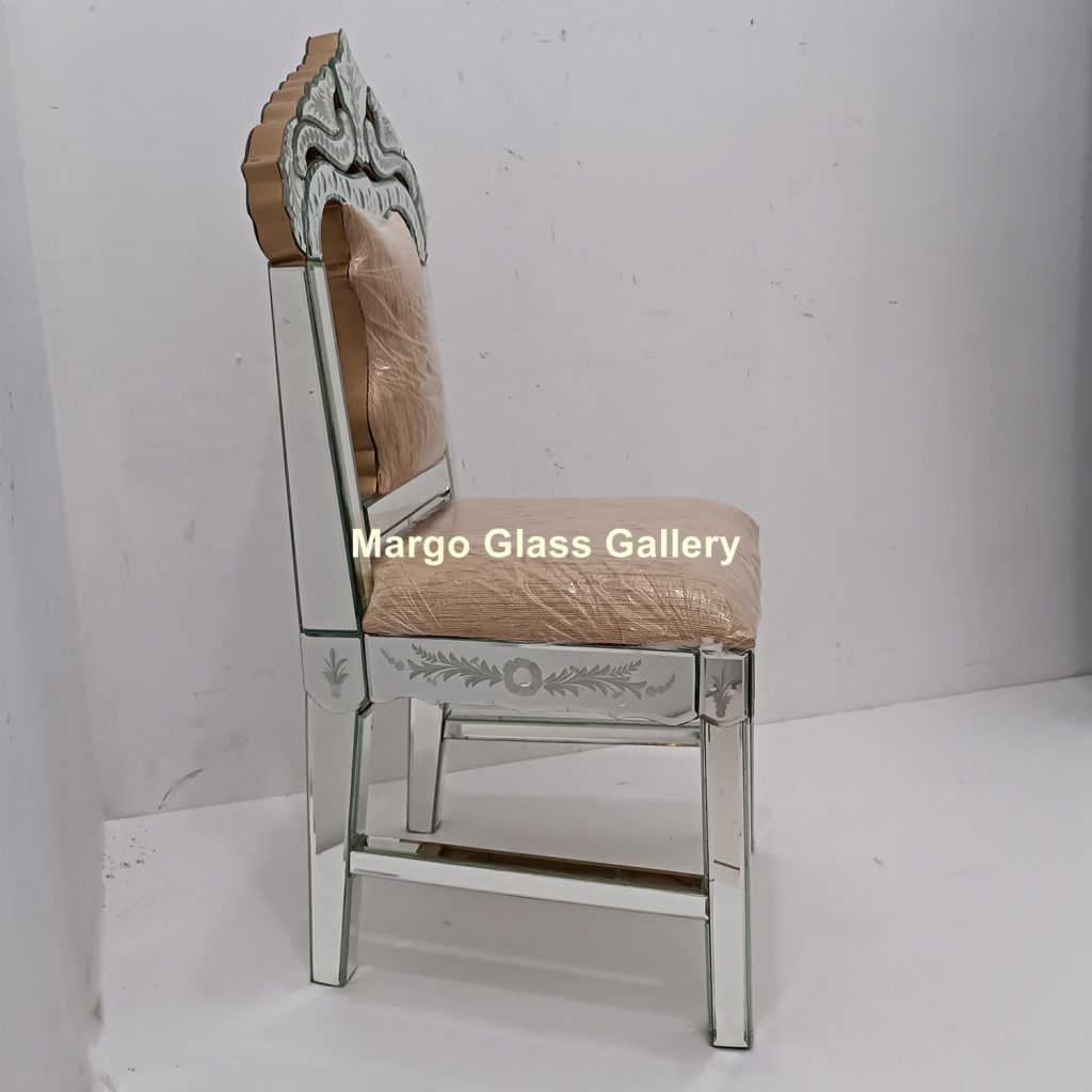 MG 006332 Chair Mirror Set Desk 50 cm x 48 cm x 108 cm – Artisan decorative mirror mirror premium quality glass with ornate frame handcrafted in Indonesia