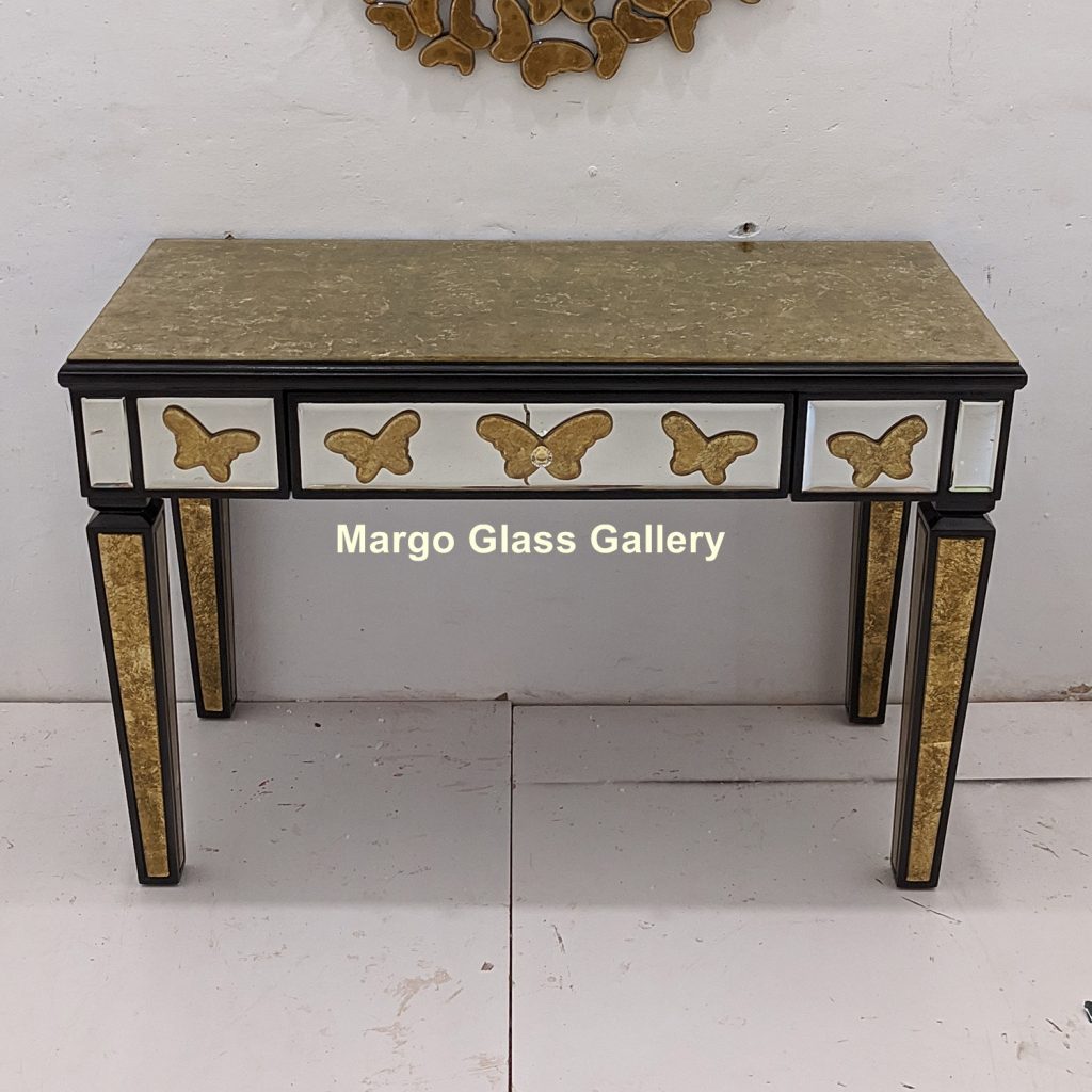 MG 006333 Desk Mirror Table Uk 80 cm x 80 cm Table Uk 100 cm x 50 cm x 75 cm – Classic decorative mirror mirror premium quality glass with ornate frame handcrafted in Indonesia