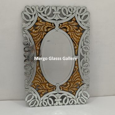 Venetian Mirror Batik Gold