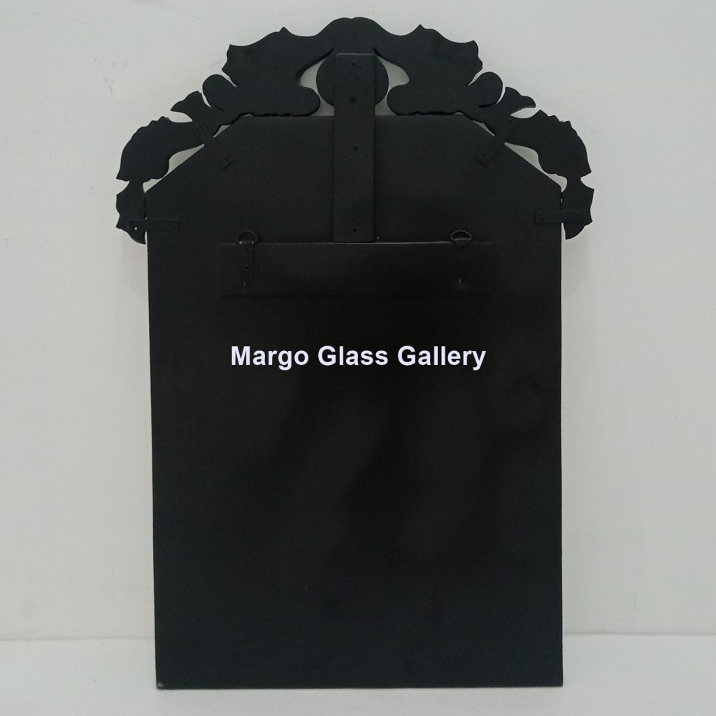 MG 080107 Venetian Mirror Wall Uk 60 cm x 85 cm – Luxury venetian mirror hand-etched glass with ornate frame handcrafted in Indonesia
