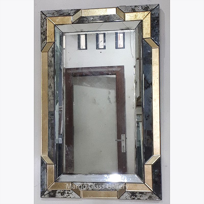 Vintage eglomise mirror