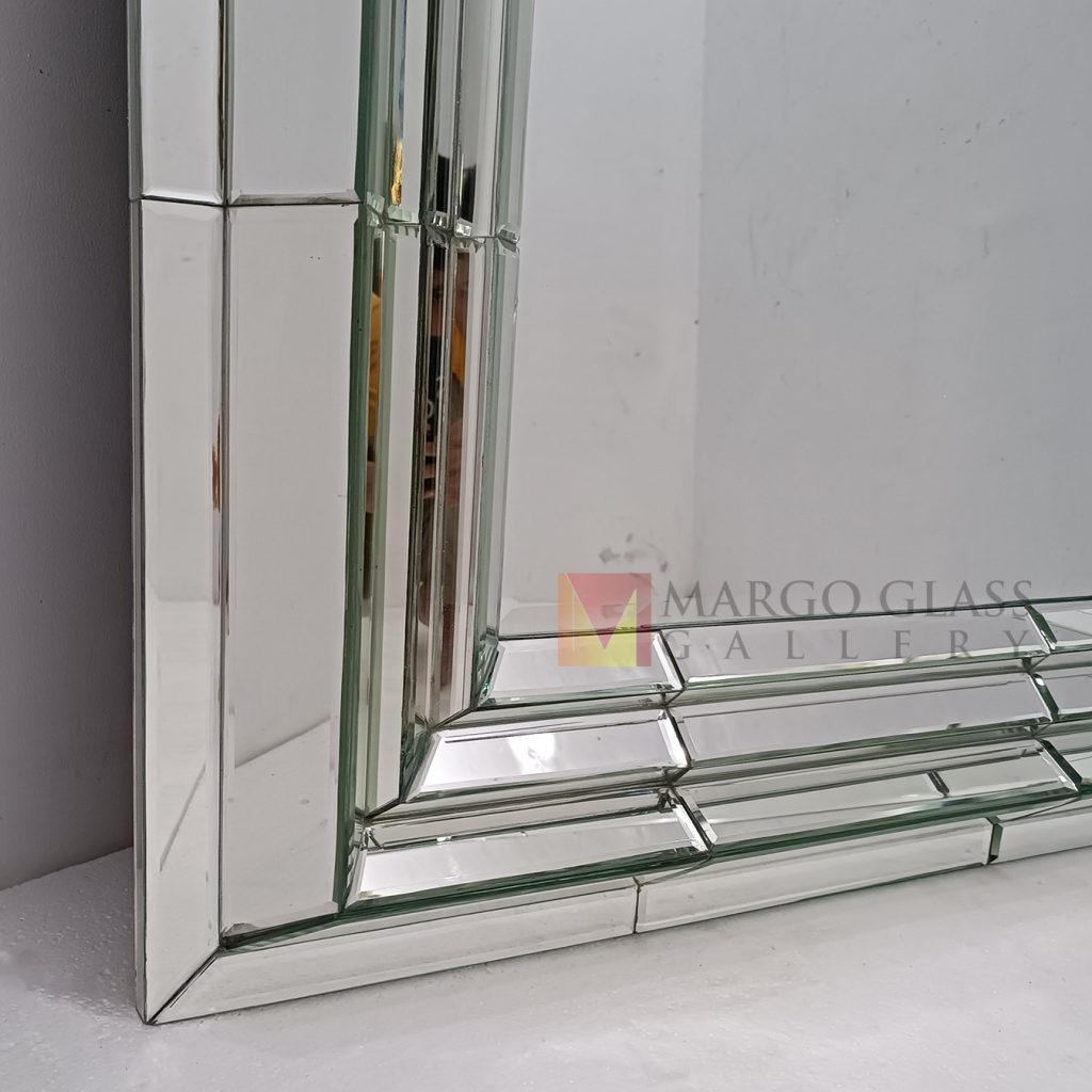 Modern Rectangle Large Mirror 3D – Artisan decorative mirror mirror premium quality glass with ornate frame handcrafted in Indonesia