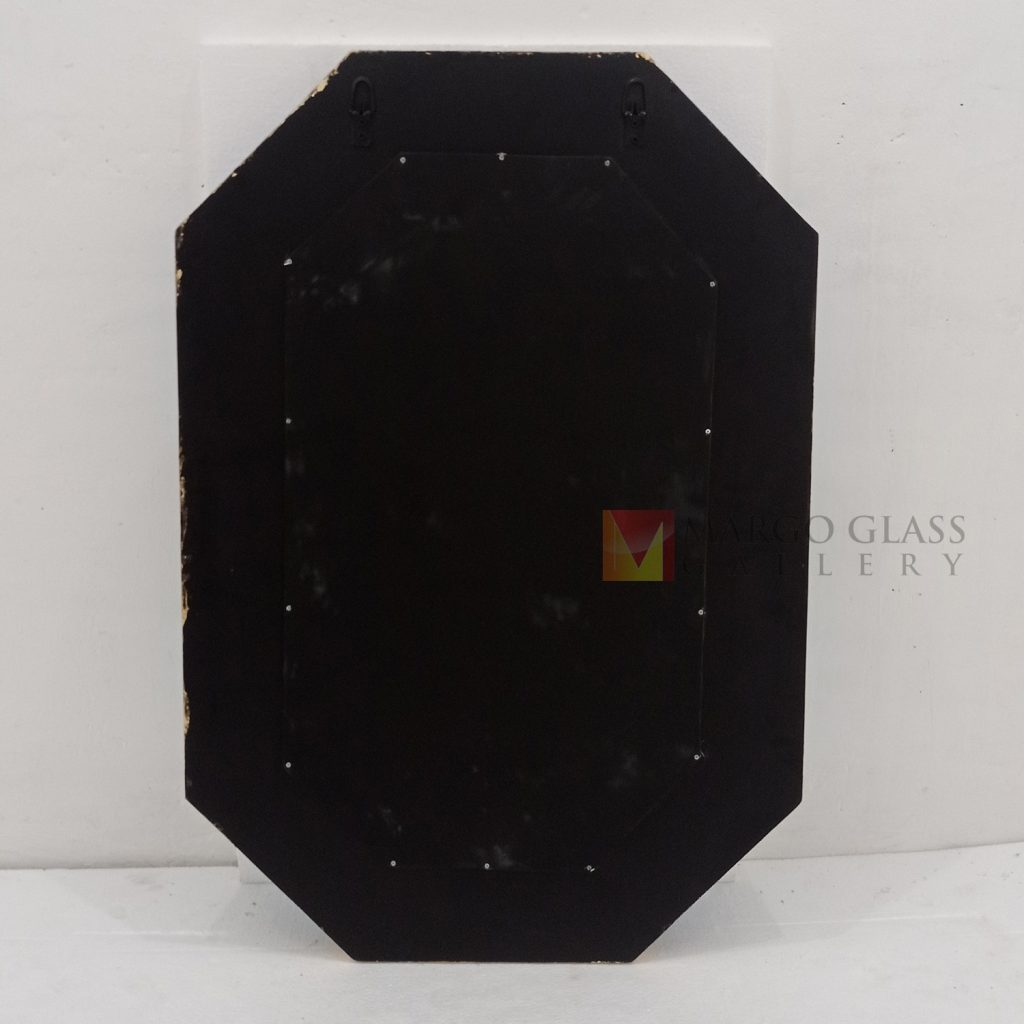 Octagonal Wall Mirror – Elegant decorative mirror mirror premium quality glass with ornate frame handcrafted in Indonesia
