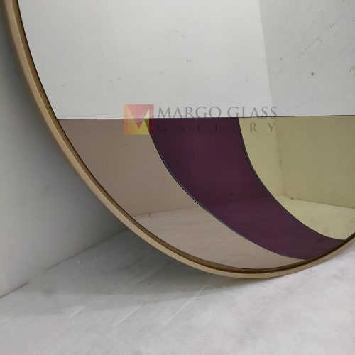 Round Wall Mirror – Classic decorative mirror mirror premium quality glass with ornate frame handcrafted in Indonesia