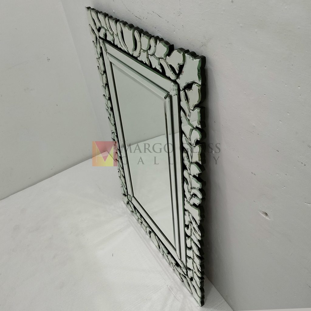 MG 080112 Full Lenght Mirror Rectangular Full crown Size 114 x 80 cm – Classic decorative mirror mirror premium quality glass with ornate frame handcrafted in Indonesia