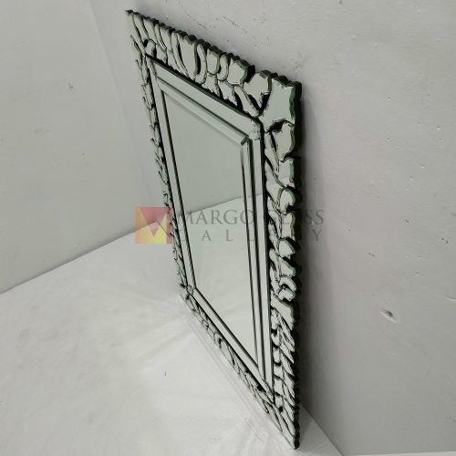 MG 080112 Full Lenght Mirror Rectangular Full crown Size 114 x 80 cm – Classic decorative mirror mirror premium quality glass with ornate frame handcrafted in Indonesia