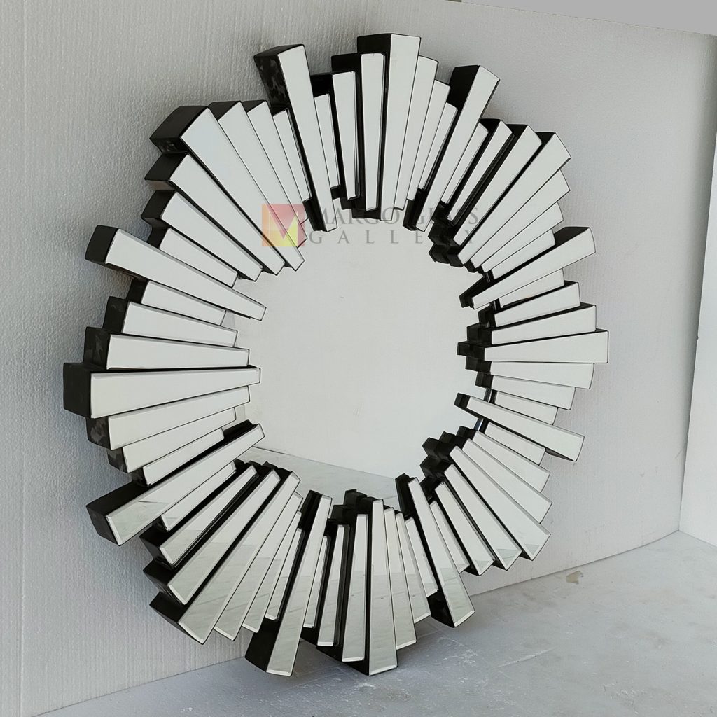Sunbrun Wall Mirror – Elegant decorative mirror mirror premium quality glass with ornate frame handcrafted in Indonesia