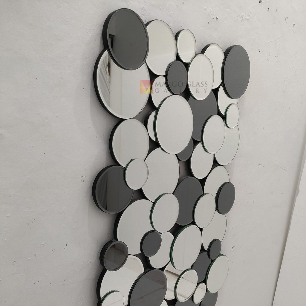 Round Wall Mirror Contemporer – Artisan decorative mirror mirror premium quality glass with ornate frame handcrafted in Indonesia