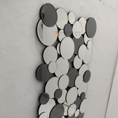 Round Wall Mirror Contemporer – Artisan decorative mirror mirror premium quality glass with ornate frame handcrafted in Indonesia