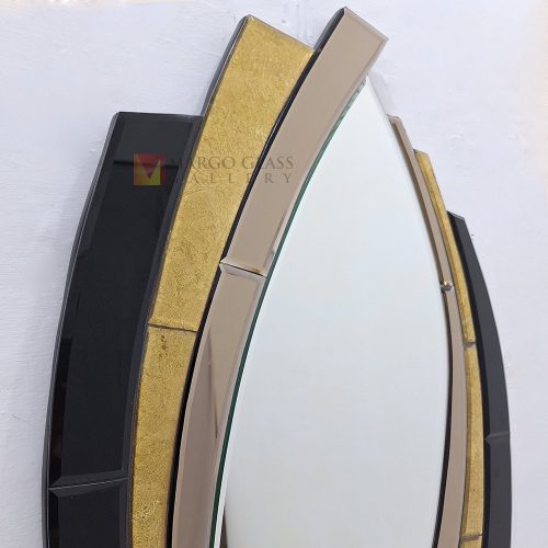 Deco Mirror Contemporered – Classic decorative mirror mirror premium quality glass with ornate frame handcrafted in Indonesia
