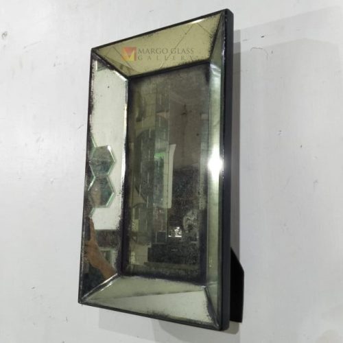 Stand on the table antique mirror – Handcrafted antique mirror antique glass with gold frame handcrafted in Indonesia