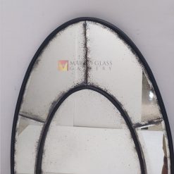 Antique Oval Wall Mirror