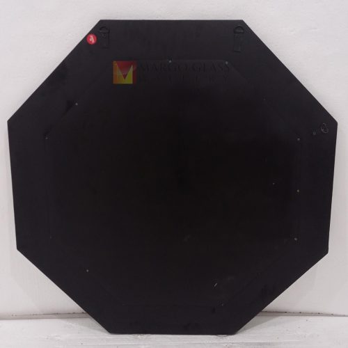 Octagonal Antique Wall Mirror – Handcrafted antique octagonal mirror antique glass with silver frame handcrafted in Indonesia
