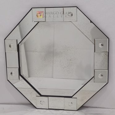 Octagonal Antique Wall Mirror