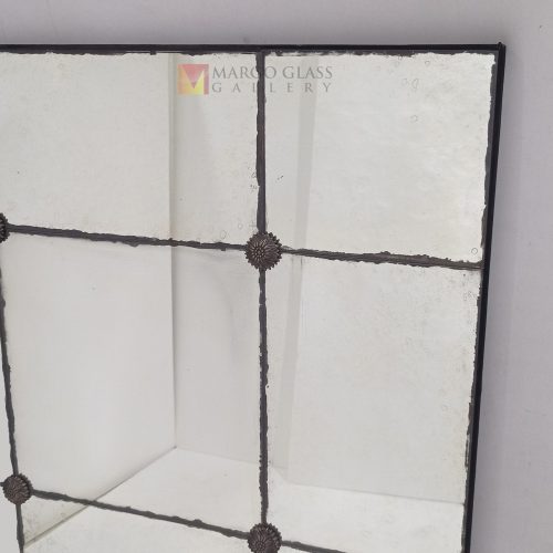 Mirror Mozaic Antique – Handcrafted antique mirror antique glass with gold frame handcrafted in Indonesia