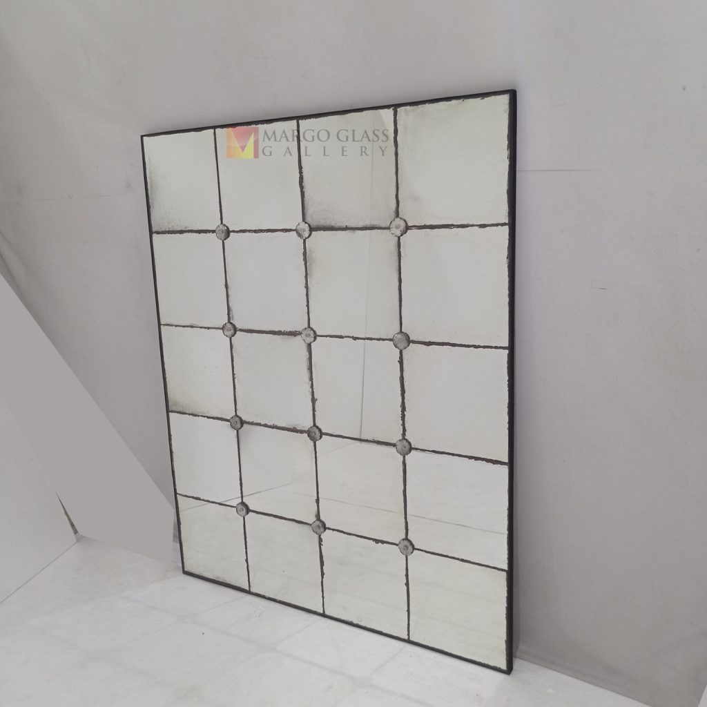 Antique Mirror Mozaik – Luxury antique mirror antique glass with gold frame handcrafted in Indonesia