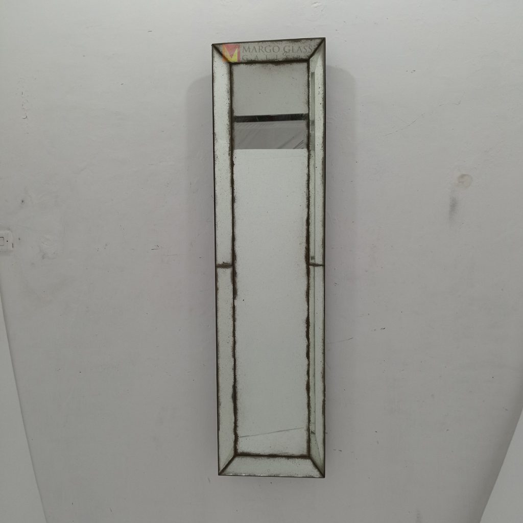 Tray Long Antique – Classic antique mirror antique glass with gold frame handcrafted in Indonesia