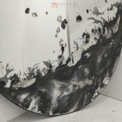 Antique Round Mirror