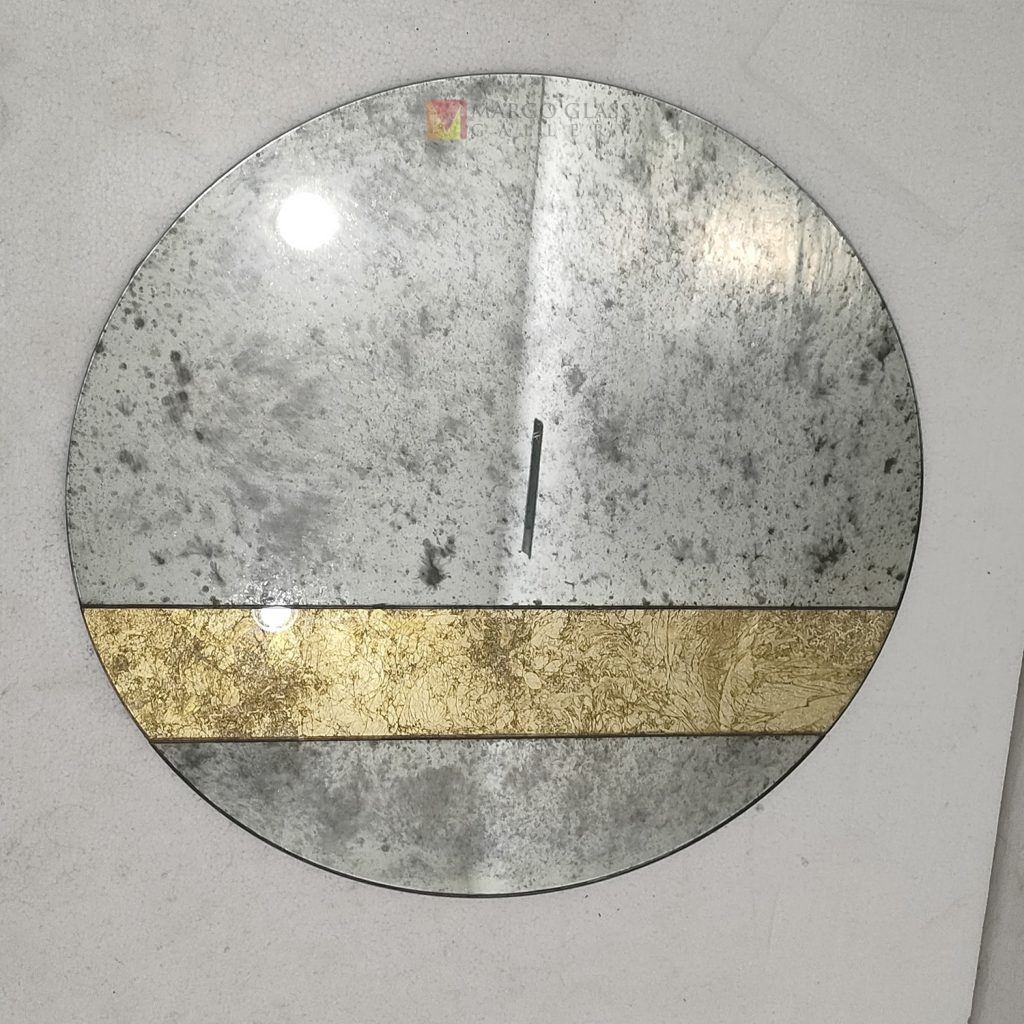 Round Wall Mirror – Handcrafted decorative mirror mirror premium quality glass with ornate frame handcrafted in Indonesia