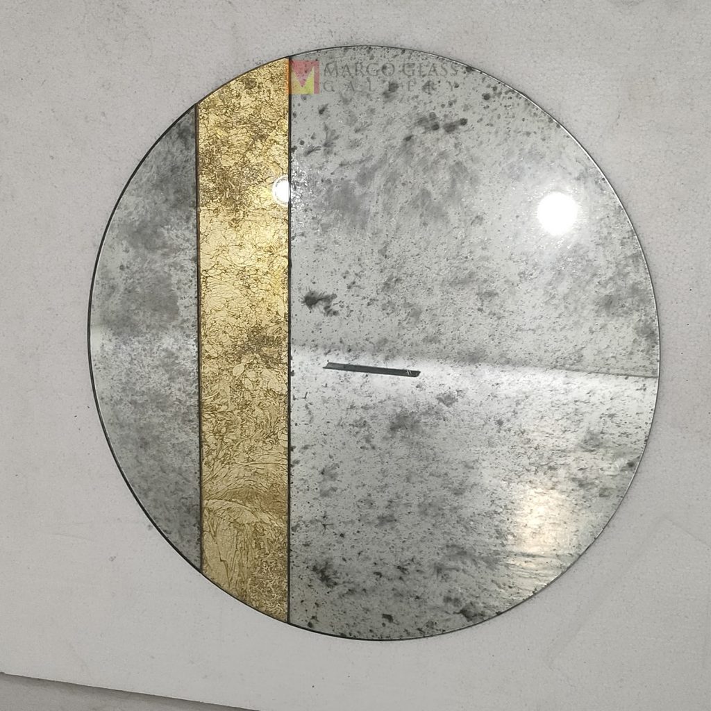 Round Wall Mirror – Artisan decorative mirror mirror premium quality glass with ornate frame handcrafted in Indonesia
