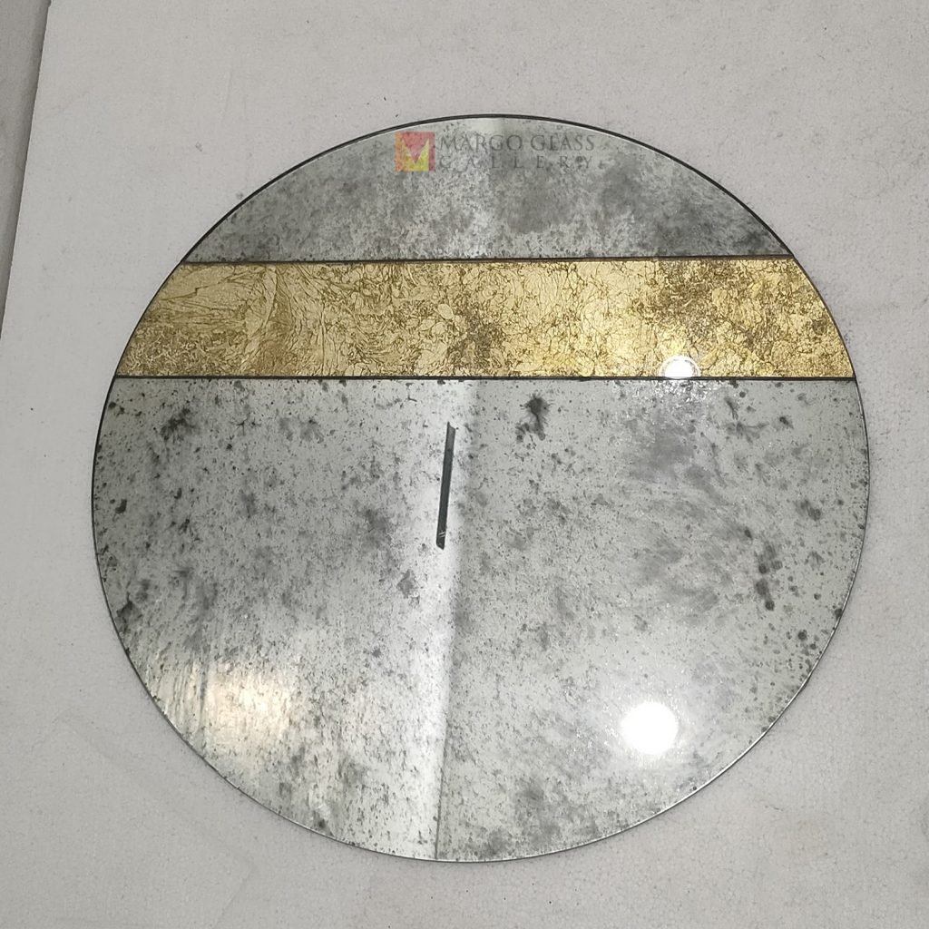 Round Wall Mirror – Classic decorative mirror mirror premium quality glass with ornate frame handcrafted in Indonesia